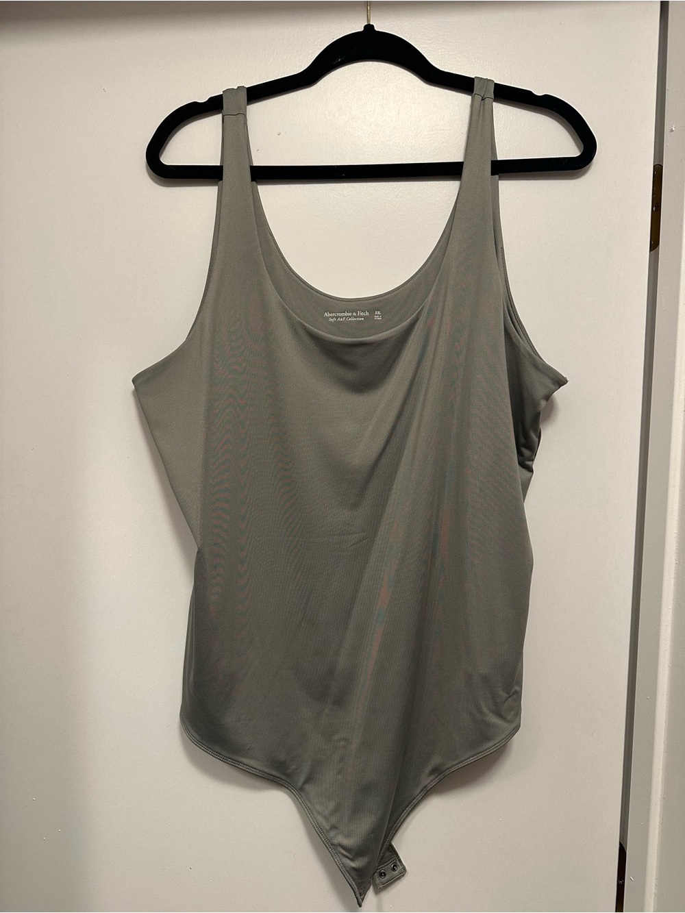 Classic Scoop Neck Sage Green Tank Bodysuit